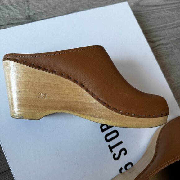 No. 6 Wedge Clog in Palomino (size 39) - Picture 10 of 15